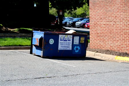 AAA recycling dumpster