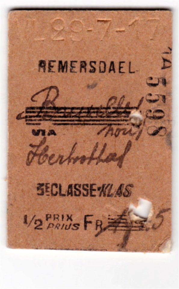 Remersdael - Bruxelles via Herbesthal