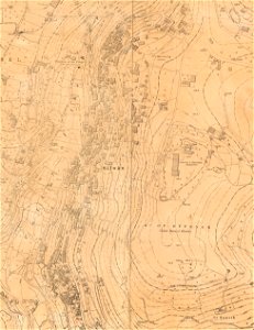 Map of Silwan, 1920s
