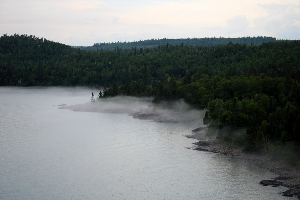 Fog on Lake Superior