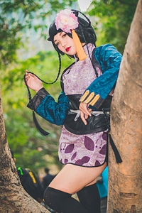 Japan anime costume girl portrait photo