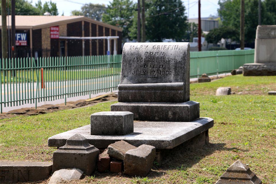 An old grave stone.
