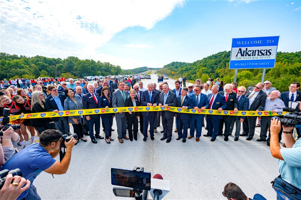 Bella Vista Bypass ribbon Cutting