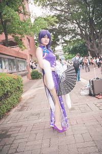 Japan anime cosplay, cartoon women photo