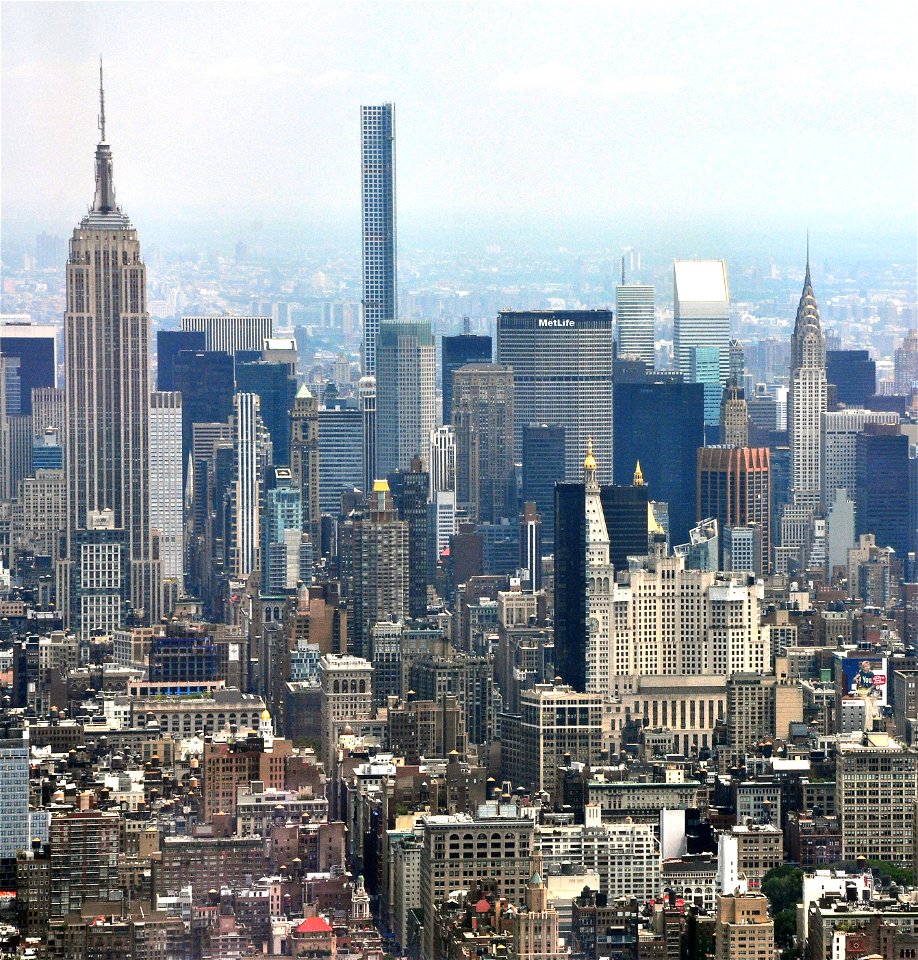 Manhattan skyline from One World Observatory photo