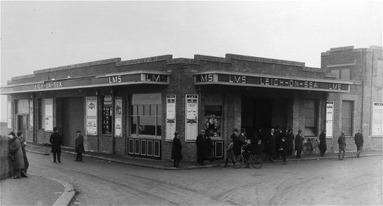 essex - leigh-on-sea station building lms c1934 photo