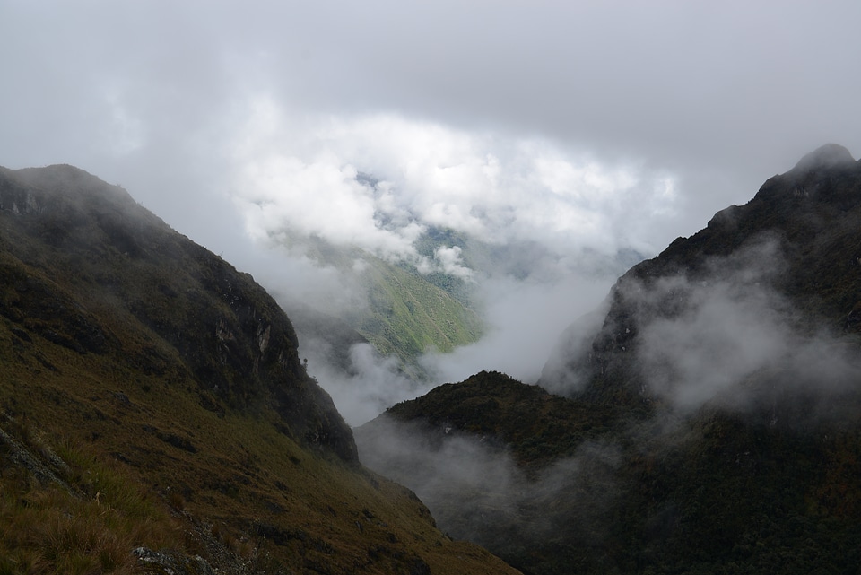 Inca trail to Machu Picchu, Cusco, Peru photo