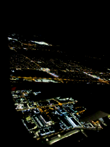 Toronto from an airplane window photo