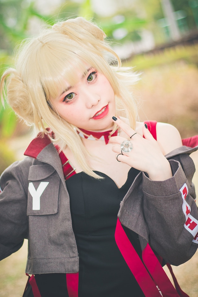 Japan anime cosplay girl portrait
