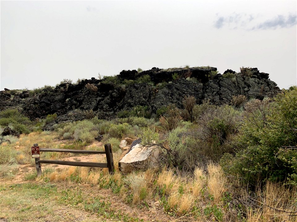 Lava at the Valley of Fires Recreation Area