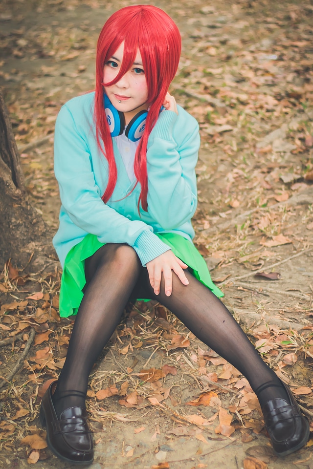 Japan anime costume girl portrait