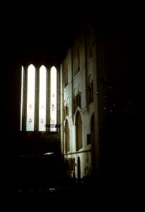 transept window, St. Albans Abbey photo