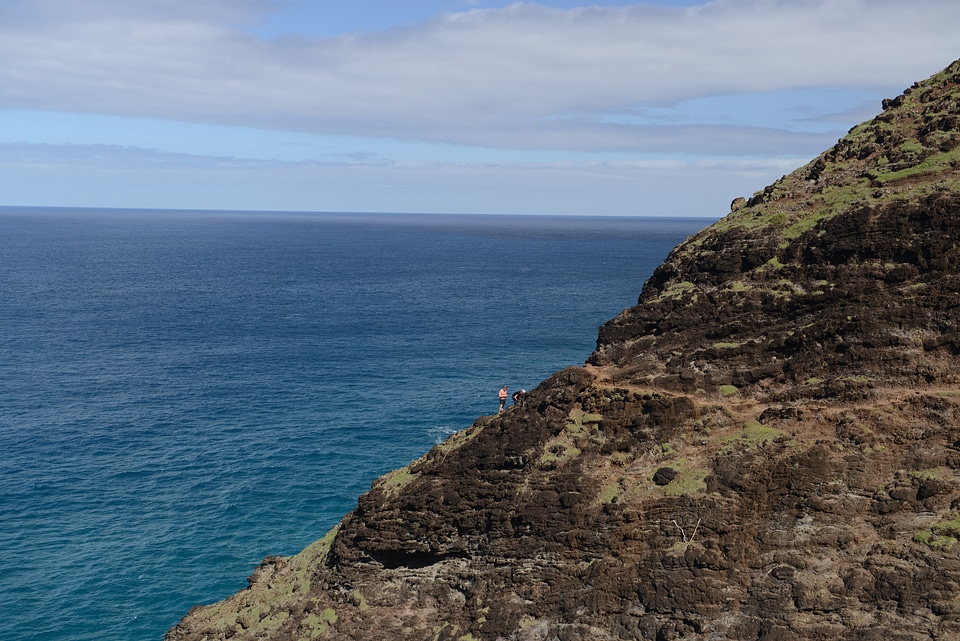 Coastline on the Kalalau trail, Kauai, Hawaii