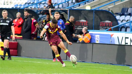 Kieran Rush Kick v Dewsbury Rams