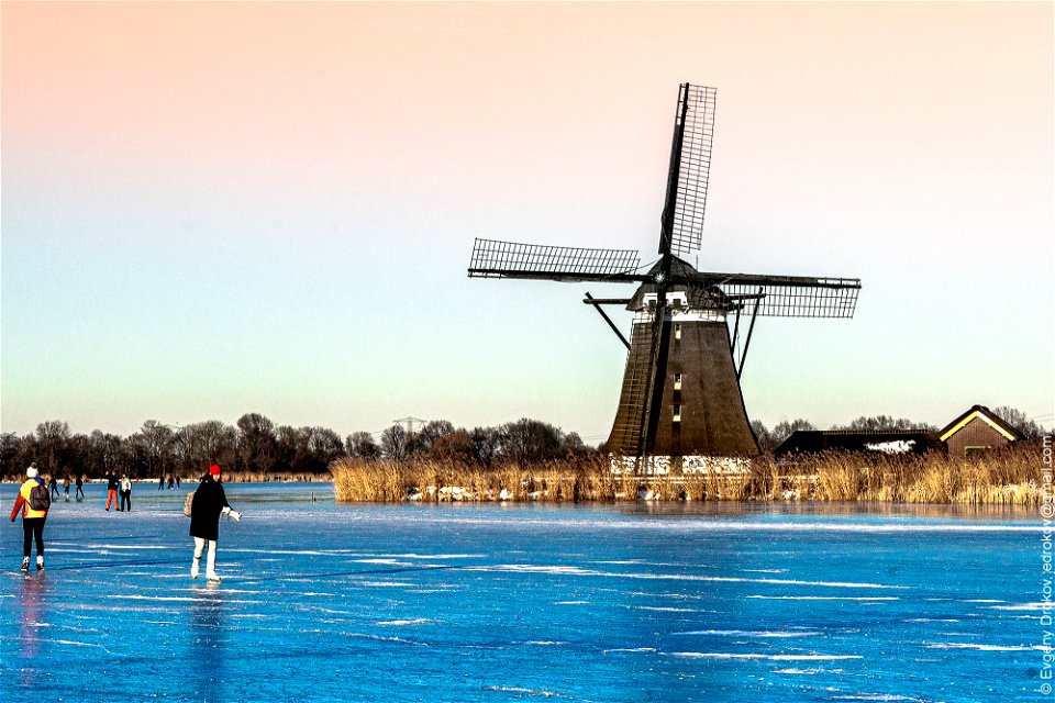 Holland in winter photo