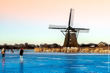 Holland in winter photo