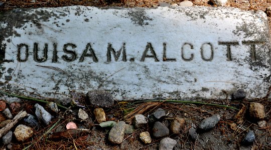 Alcott's grave photo