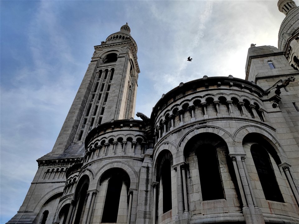 Chevet de la basilique du sacré-coeur, Paris