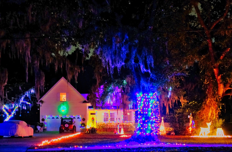 Beautiful Christmas lights display