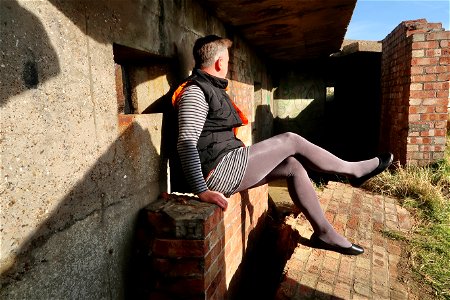 Fume grey opaque tights from Giulia photo