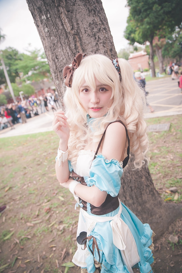 Japan anime cosplay, cartoon women photo