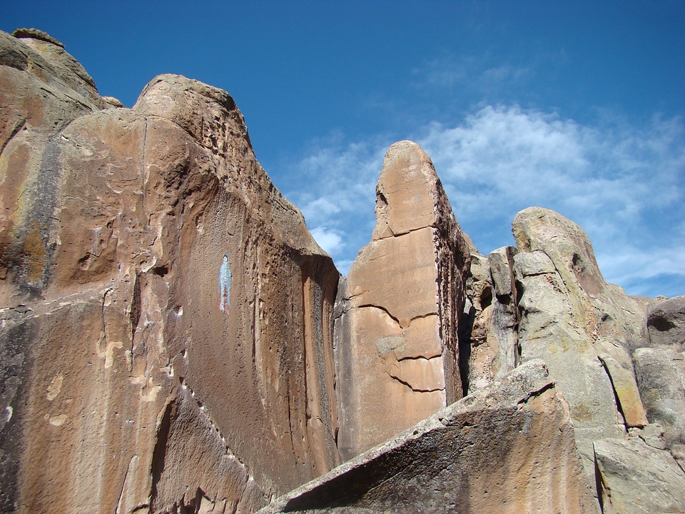 The pinnacles of Penitente Canyon