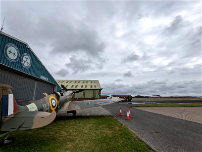 Spitfire at blackpool