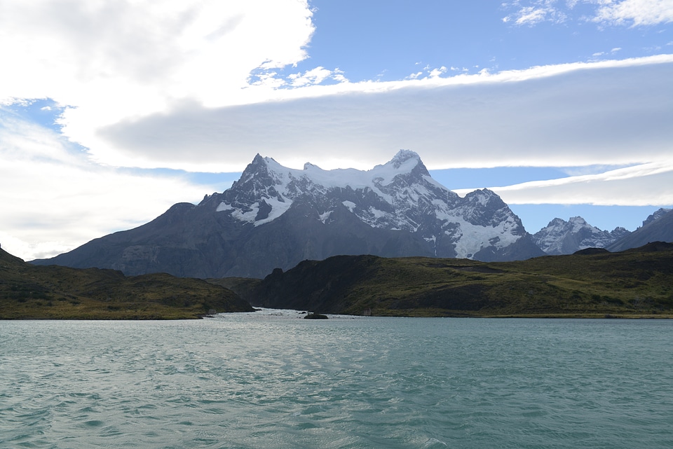 Pehoe Lake and Los Cuernos in the Torres del Paine National Park