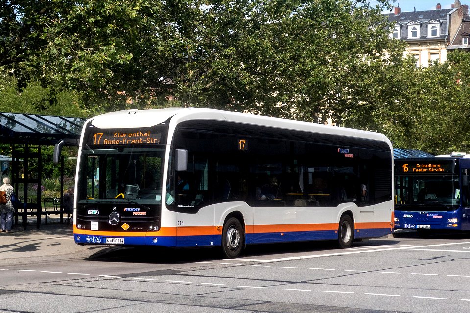ESWE, Wiesbaden - Wagen 114 - WI-VG 1114 - Mercedes-Benz O 530 eCitaro (2020) - Wiesbaden, 22.07.2021