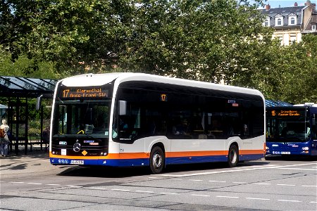 ESWE, Wiesbaden - Wagen 114 - WI-VG 1114 - Mercedes-Benz O 530 eCitaro (2020) - Wiesbaden, 22.07.2021