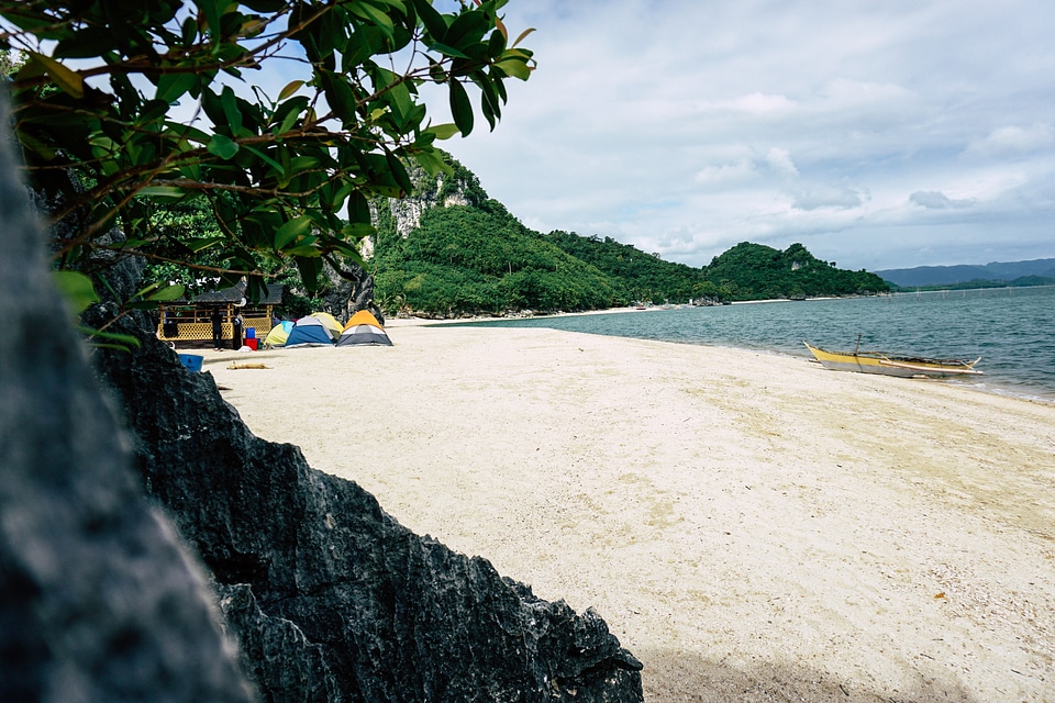 Borawan Island in Quezon Province