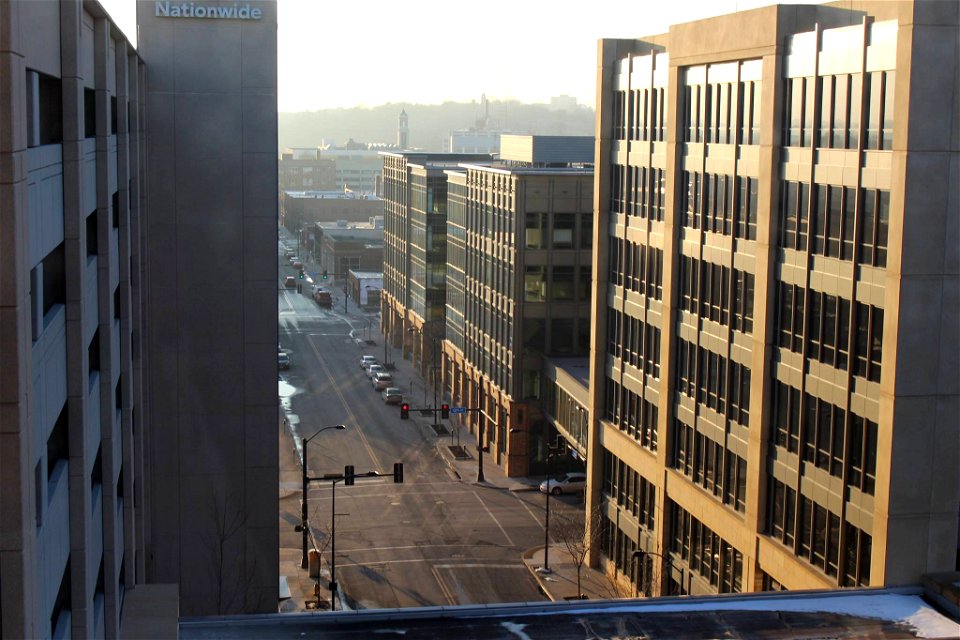 Downtown Des Moines Streets