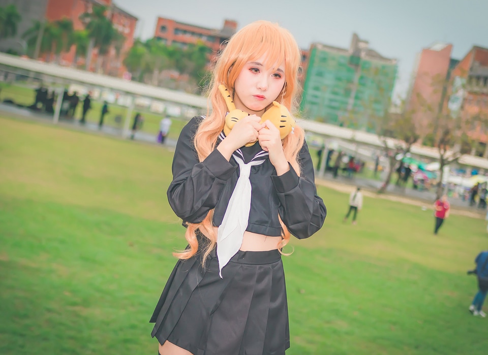 Japan anime costume girl portrait