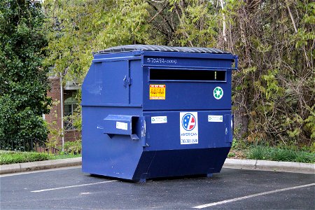 American Disposal recycling dumpster photo