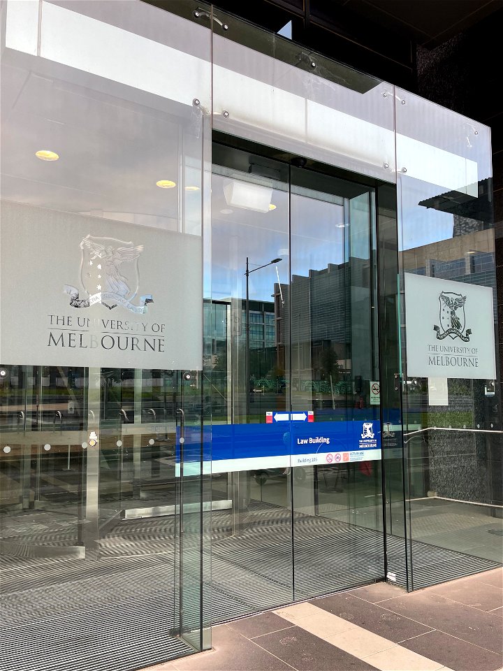 Melbourne Law School Entrance
