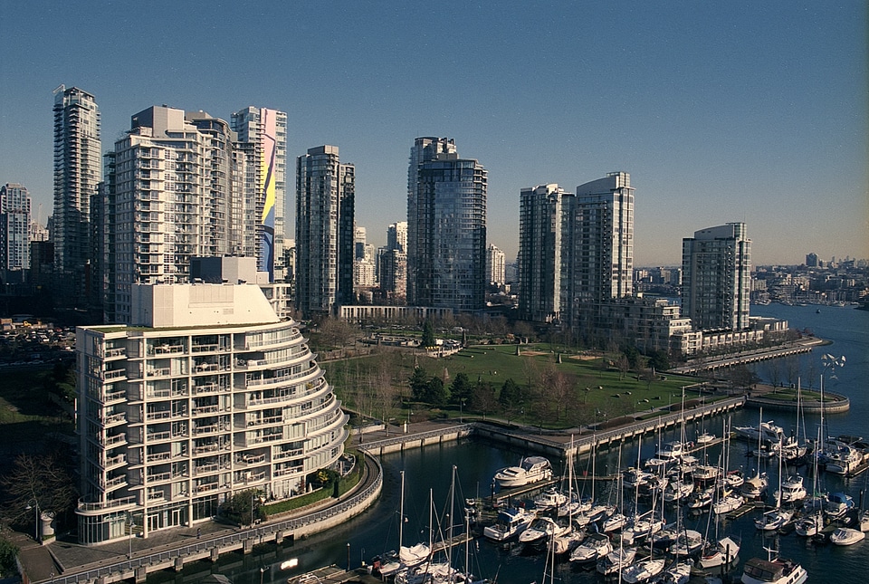 Vancouver Yaletown with Harbor