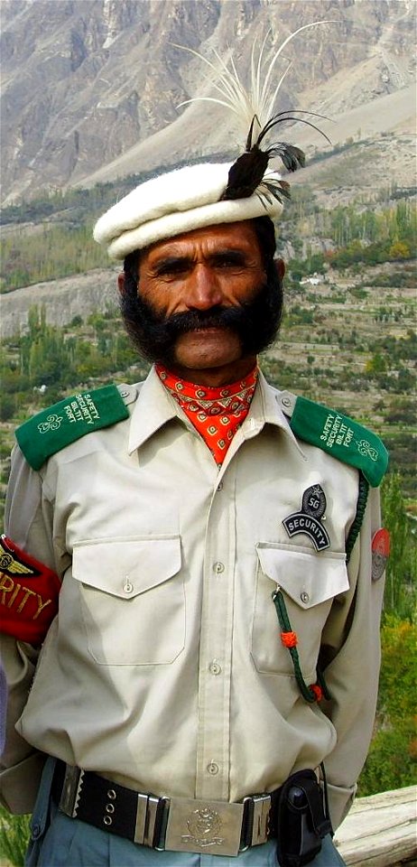 Security Baltit fort Hunza Karim abad. photo