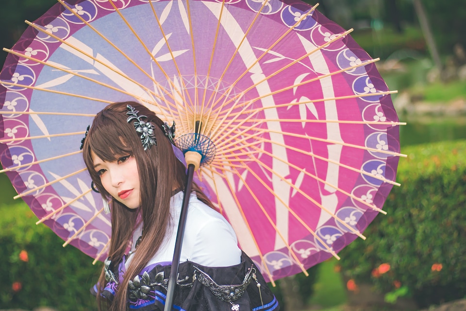 Japan anime cosplay, cartoon women photo