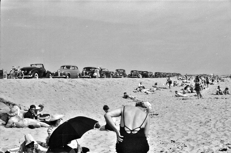 Beach scene at New Beach