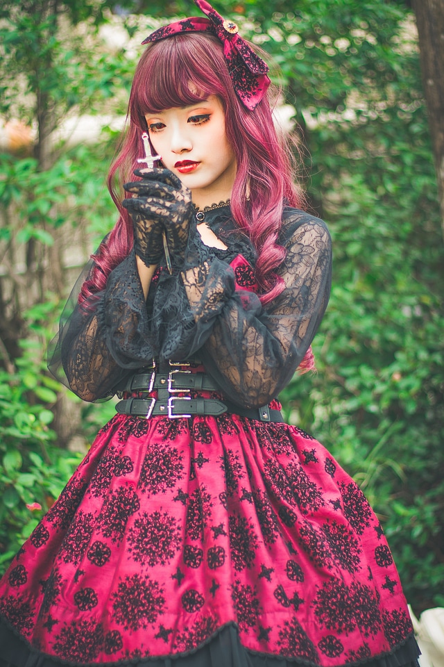 Portrait of Japan anime cosplay woman
