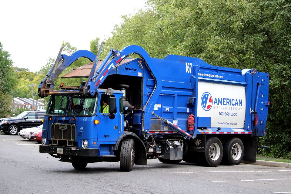 American Disposal truck 167