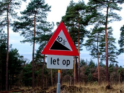 dutch sign in forest photo