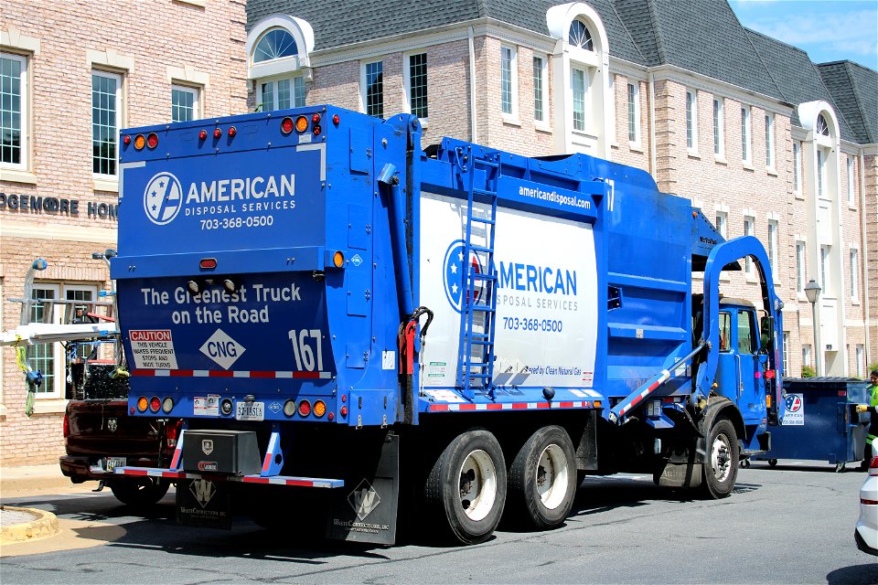 American Disposal truck 167