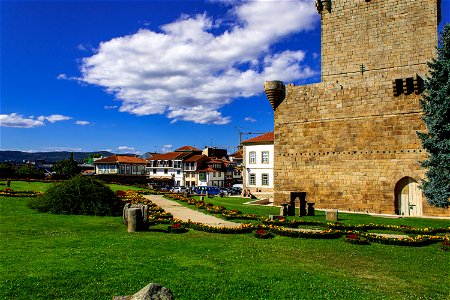 Castle by the garden