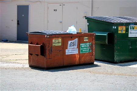 ESI recycling dumpster photo