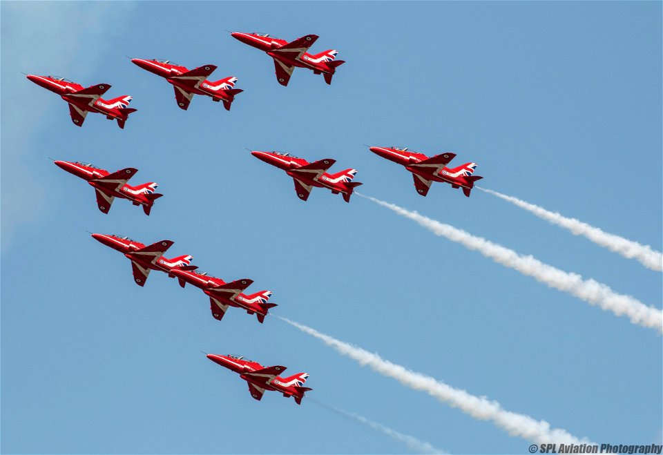 Royal International Air Tattoo 2015 - BAe Systems Hawk T1 - The Red Arrows Display Team