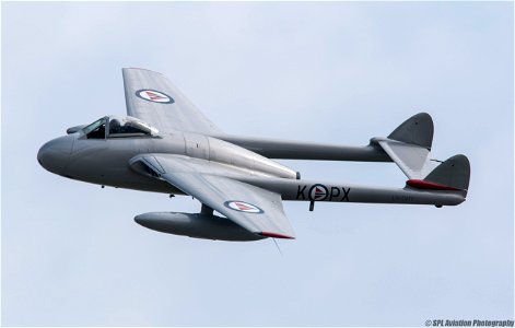 EGSX - de Havilland Vampire FB52 - LN-DHY