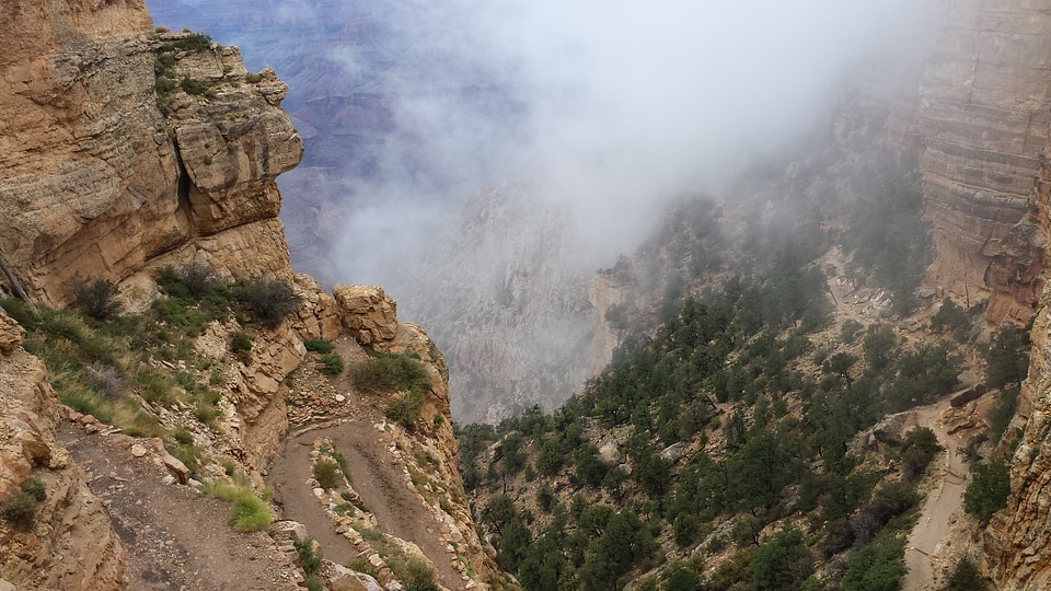 Bright Angel trail in Grand Canyon National Park