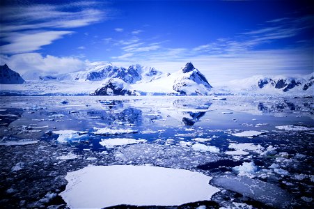 Antarctic seascape photo