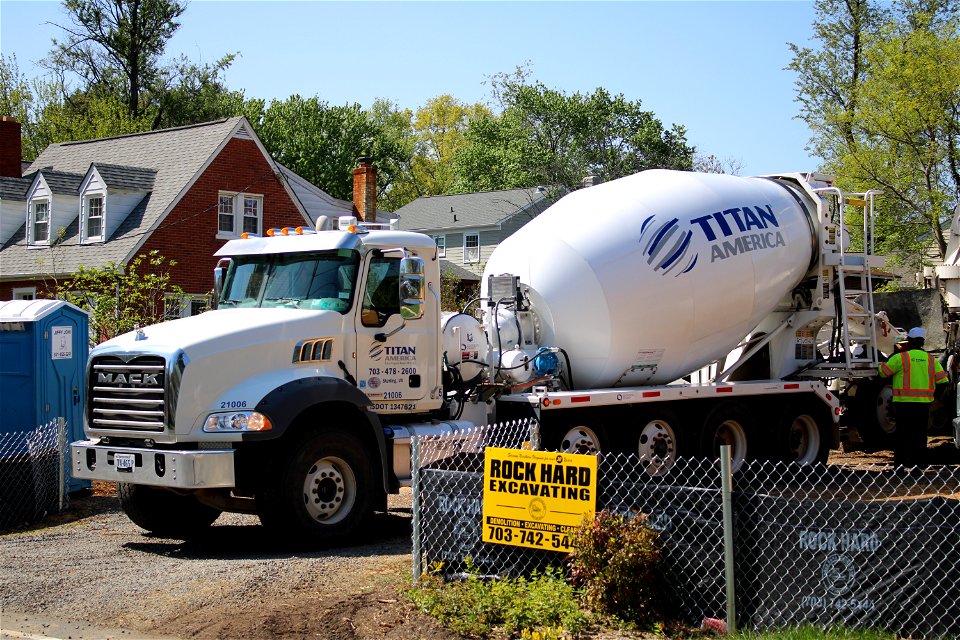 Brand New Mack 64BR cement mixer